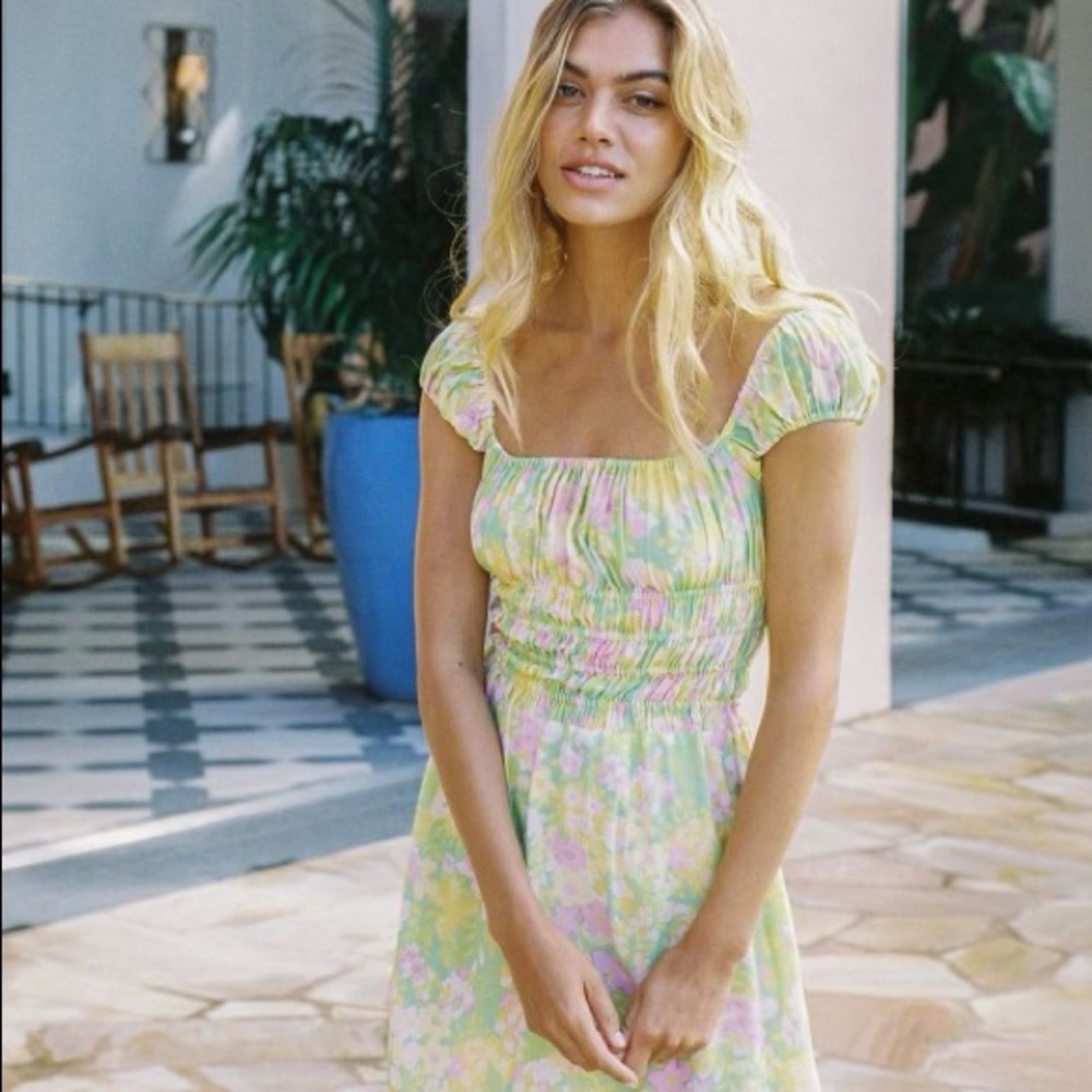 With Jean Marseille Honeysuckle Dress